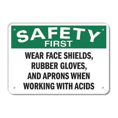 Plastic Safety Sign, 10