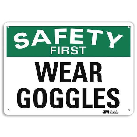 Plastic Safety Sign, 10