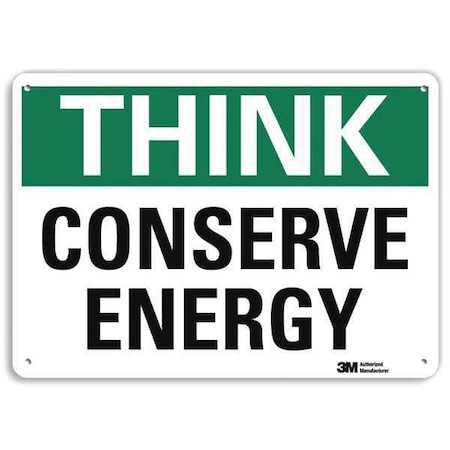 Safety Sign, 7 in H, 10 in W, Plastic, Vertical Rectangle, English, U7-1289-NP_10X7 MPN:U7-1289-NP_10X7