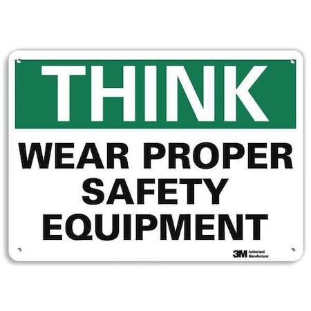 Plastic Safety Sign, 10
