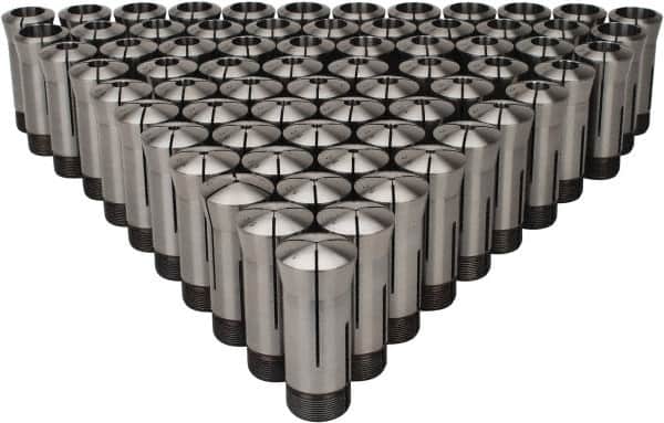 Collet Set: 69 Pc, 1/16 to 1-1/8