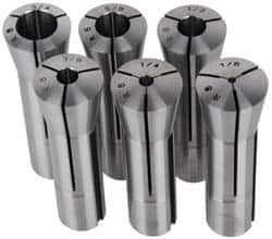Collet Set: 6 Pc, 1/8 to 3/4