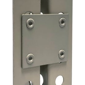 Lyon® Rivet Rack Shelving Tie Plate Dove Gray DDMP
