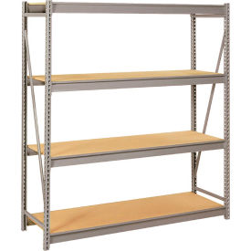 Lyon® 4 Level Heavy Duty Bulk Storage Rack Wood Deck Starter 60