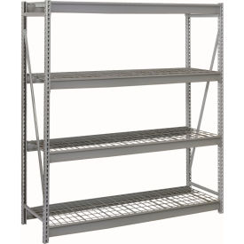 Lyon® 4 Level Heavy Duty Bulk Storage Rack Wire Deck Starter 60