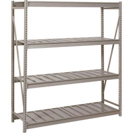 Lyon® 4 Level Heavy Duty Bulk Storage Rack Ribbed Steel Starter 60