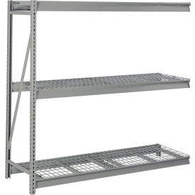 Lyon® 3 Level Heavy Duty Bulk Storage Rack Wire Deck Add On 72