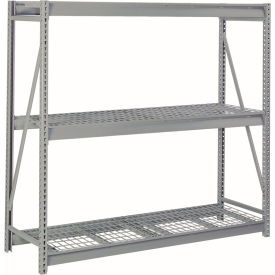 Lyon® 3 Level Heavy Duty Bulk Storage Rack Wire Deck Starter 72
