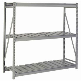 Lyon® 3 Level Heavy Duty Bulk Storage Rack Ribbed Steel Starter 96