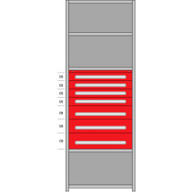 Lyon® 2000 Starter Beaded Post Drawers in Shelving 36