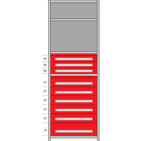 Lyon® 2000 Starter Beaded Post Drawers in Shelving 36