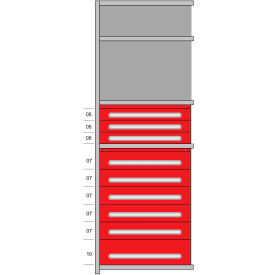 Lyon® 2000 Add-On Beaded Post Drawers in Shelving 36