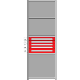 Lyon® 2000 Starter Beaded Post Drawers in Shelving 36