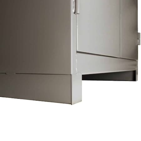 Storage Cabinet, Welded, 14 ga., 4 Shelves MPN:DD1120V