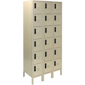 Lyon® 6-Tier 6 Door Electronic Access Locker 36