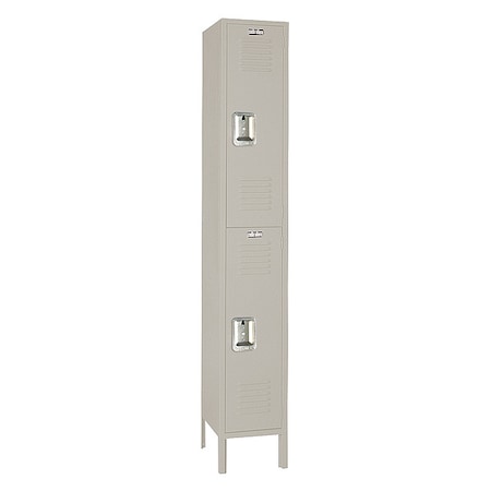 Wardrobe Locker, 12 in W, 12 in D, 78 in H, (1) Wide, (2) Tier MPN:7GC5202ISU