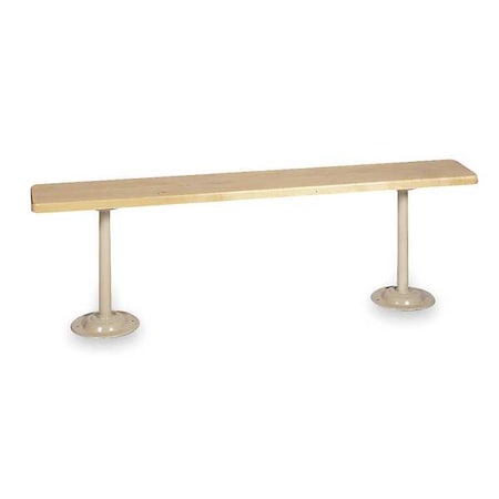 Locker Room Bench, 6ft Wide, Gray MPN:DD5810