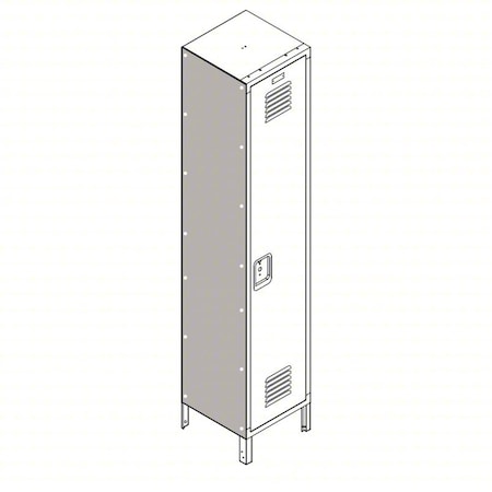 Locker Painted Side Panel MPN:DDLECPSF60P18-1