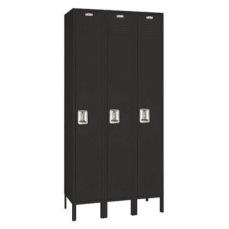 Wardrobe Locker, 36 in W, 15 in D, 66 in H, (1) Tier, (3) Wide MPN:KKC50123