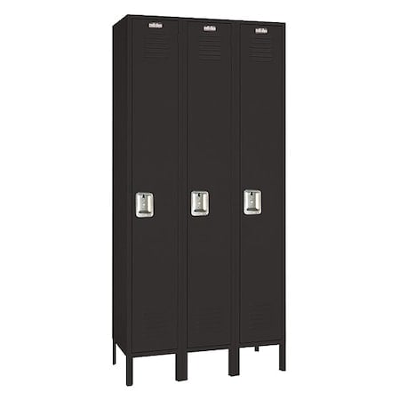 Wardrobe Locker, 36 in W, 15 in D, 66 in H, (1) Tier, (3) Wide MPN:KKC50123SU