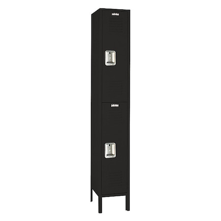 Wardrobe Locker, 12 in W, 12 in D, 66 in H, (1) Wide, (2) Tier MPN:KKC5242SU