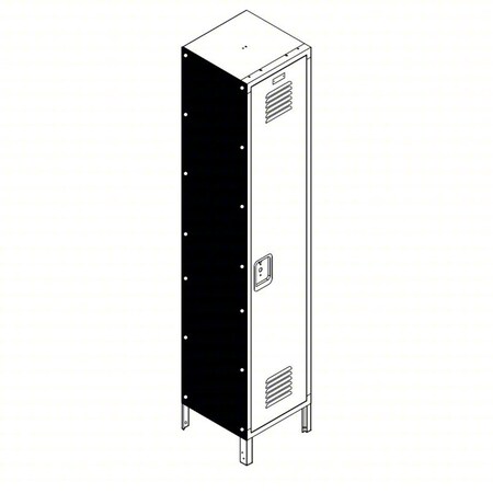 Locker Painted Side Panel MPN:KKLECPSF60P18-1