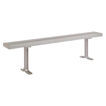 Locker Room Bench, 8 Ft, 2 Pedestals MPN:NF5825