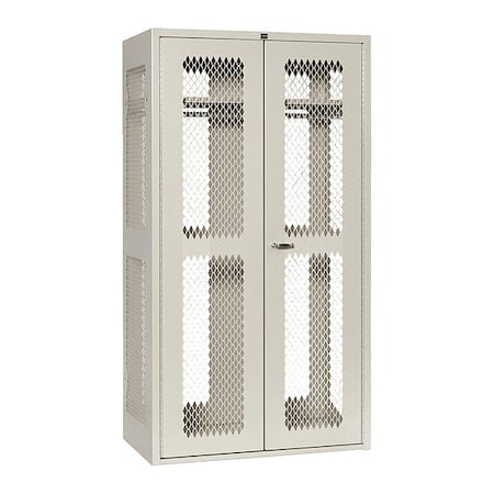 TA50 Gear Locker, (1) Tier, (1) Wide, Steel, Beige, Powder Coated Finish, 42 in W, 24 in D, 78 in H MPN:PP1100TA50