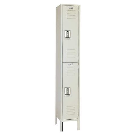 Wardrobe Locker, 12 in W, 15 in D, 78 in H, (1) Wide, (2) Tier, Putty MPN:PP5212ISU