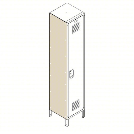 Locker Painted Side Panel MPN:PPLECPSF60P15-1