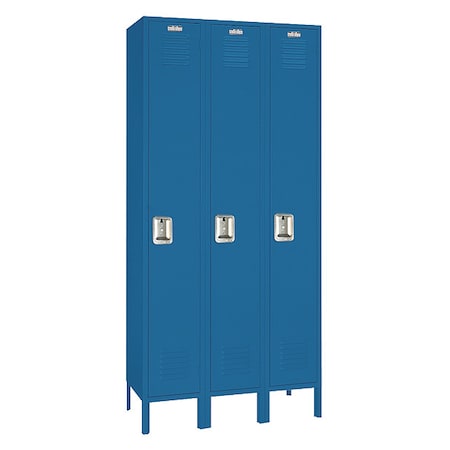 Wardrobe Locker, 45 in W, 18 in D, 78 in H, (1) Tier, (3) Wide MPN:X6C50623SU