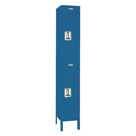 Wardrobe Locker, 12 in W, 12 in D, 78 in H, (1) Wide, (2) Tier MPN:X6C5202I