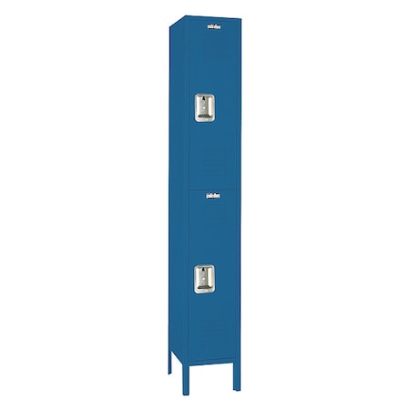 Wardrobe Locker, 15 in W, 15 in D, 78 in H, (1) Wide, (2) Tier MPN:X6C5252ISU