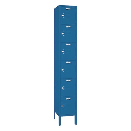 Wardrobe Locker, 12 in W, 12 in D, 78 in H, (1) Wide, (6) Tier MPN:X6C5332SU