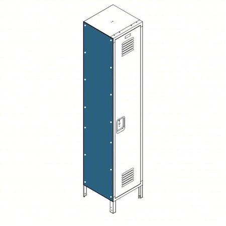Locker Painted Side Panel MPN:X6LECPSF72P18-1