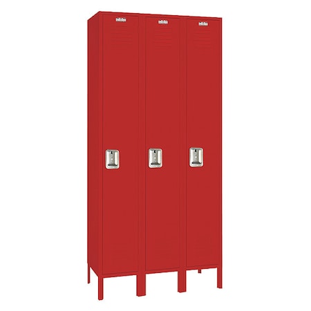 Wardrobe Locker, 36 in W, 15 in D, 78 in H, (1) Tier, (3) Wide MPN:YFC50323SU