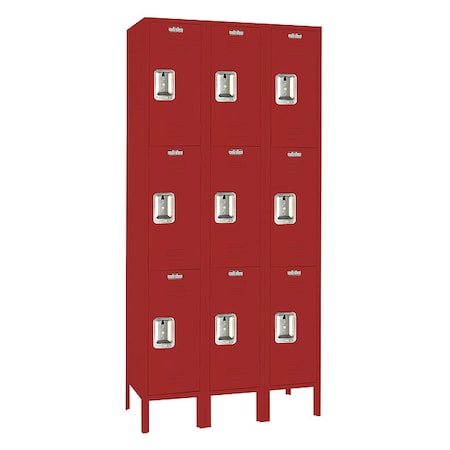 Wardrobe Locker, 45 in W, 15 in D, 78 in H, (2) Tier, (3) Wide MPN:YFC52523ISU