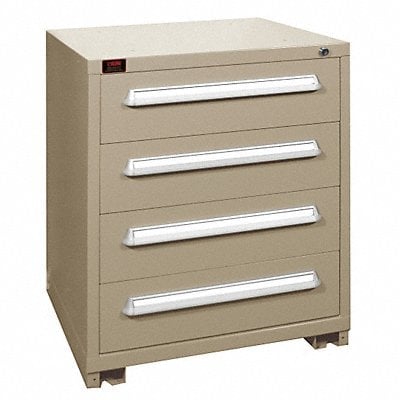 Mod Drawer Cab 37-1/4 H 4 Drawer Putty MPN:PPS4030301004IL