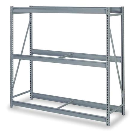 Starter Bulk Storage Rack, 36 in D, 48 in W, 3 Shelves, Dove Gray MPN:DD67113S