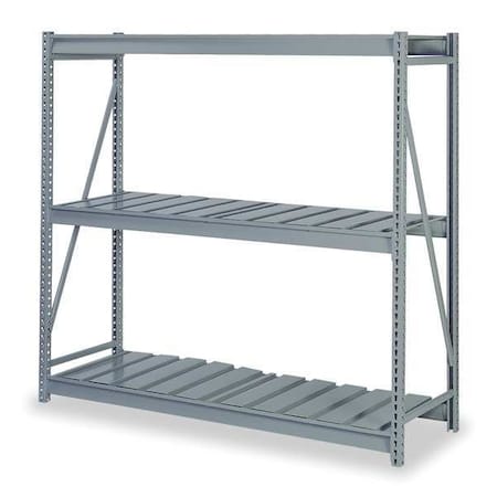 Starter Bulk Storage Rack, 36 in D, 48 in W, 3 Shelves, Dove Gray MPN:DD67113SR