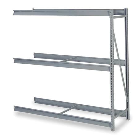 Add-On Bulk Storage Rack, 48 in D, 48 in W, 3 Shelves, Dove Gray MPN:DD67115