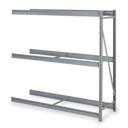 Add-On Bulk Storage Rack, 24 in D, 60 in W, 3 Shelves, Dove Gray MPN:DD67211