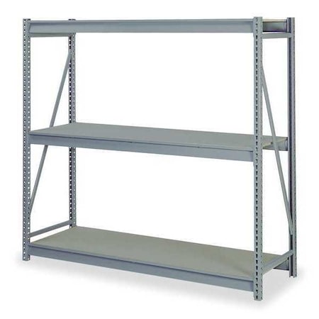 Starter Bulk Storage Rack, 24 in D, 60 in W, 3 Shelves, Dove Gray MPN:DD67211SP