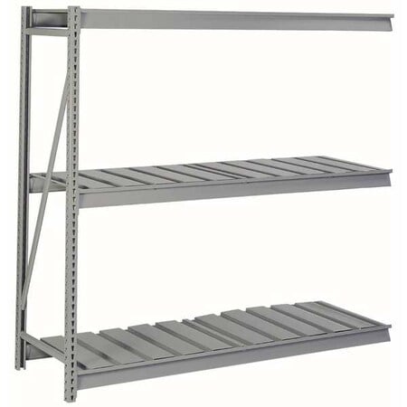 Add-On Bulk Storage Rack, 36 in D, 60 in W, 3 Shelves, Dove Gray MPN:DD67213R