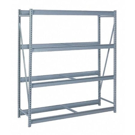 Starter Bulk Storage Rack, 36 in D, 60 in W, 4 Shelves, Dove Gray MPN:DD67233S