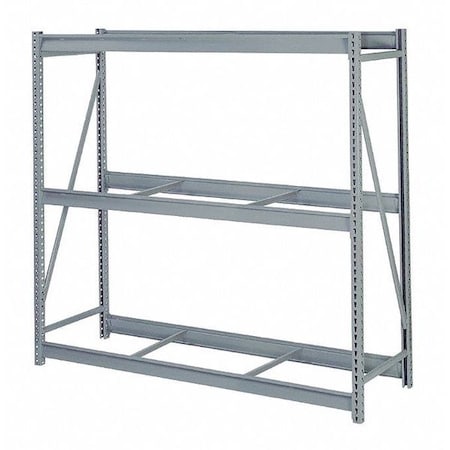 Starter Bulk Storage Rack, 36 in D, 72 in W, 3 Shelves, Dove Gray MPN:DD67313S