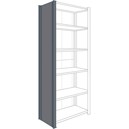 Closed Rack End T-Post Assmbly, 24
