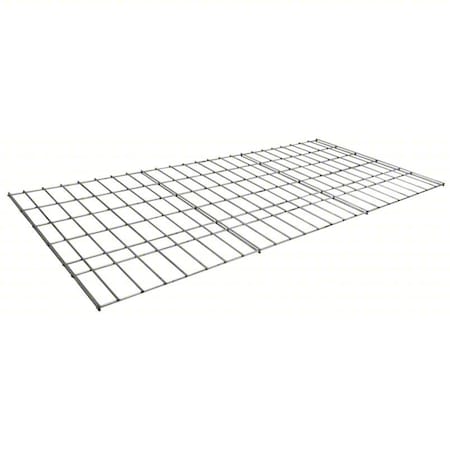 Use with Bulk Storage Rack, Steel, 36 in W, 36 in D, Galvanized MPN:WG3636