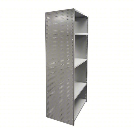 Pegboard Panel, Gray, Steel MPN:XXJ8211