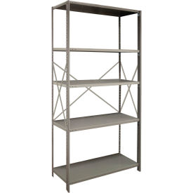 Lyon® 2000 5 Shelf Open Steel Shelving 48